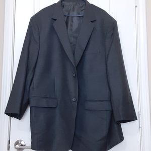 Marzotto, Super 130's, Charcoal 3XL 44-46 Oversize Sport Coat